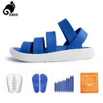 Tour vacation Korea TOEOT sandals summer light men and women fashion DIY beach shoes couples casual tide slippers