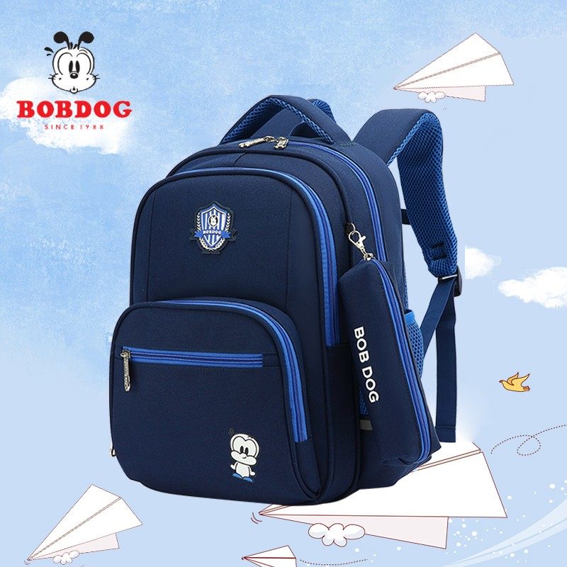 Babudou children's schoolbag primary school boys first grade two three four six waterproof light ultra-light load-reducing backpack women