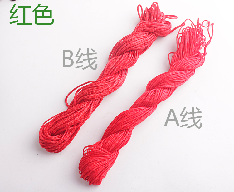 Lisi thương hiệu AB ngọc bích dệt tay xoắn dây chuyền vòng cổ tự làm dây chuyền vàng ngọc lục bảo dây đỏ mặt dây thừng - Vòng chân lắc chân nữ vàng đẹp