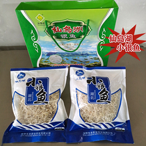 Hubei specialty Yangxin silver fish Xiandao Lake salt-free and Thorn fresh water dried silver fish dry 150g * 2 bags gift box