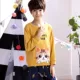 Đồ ngủ trẻ em bé trai mùa hè dài tay cotton mùa thu bé trai 10 trẻ lớn 12 phần mỏng trẻ em 15 tuổi shop đồ nam