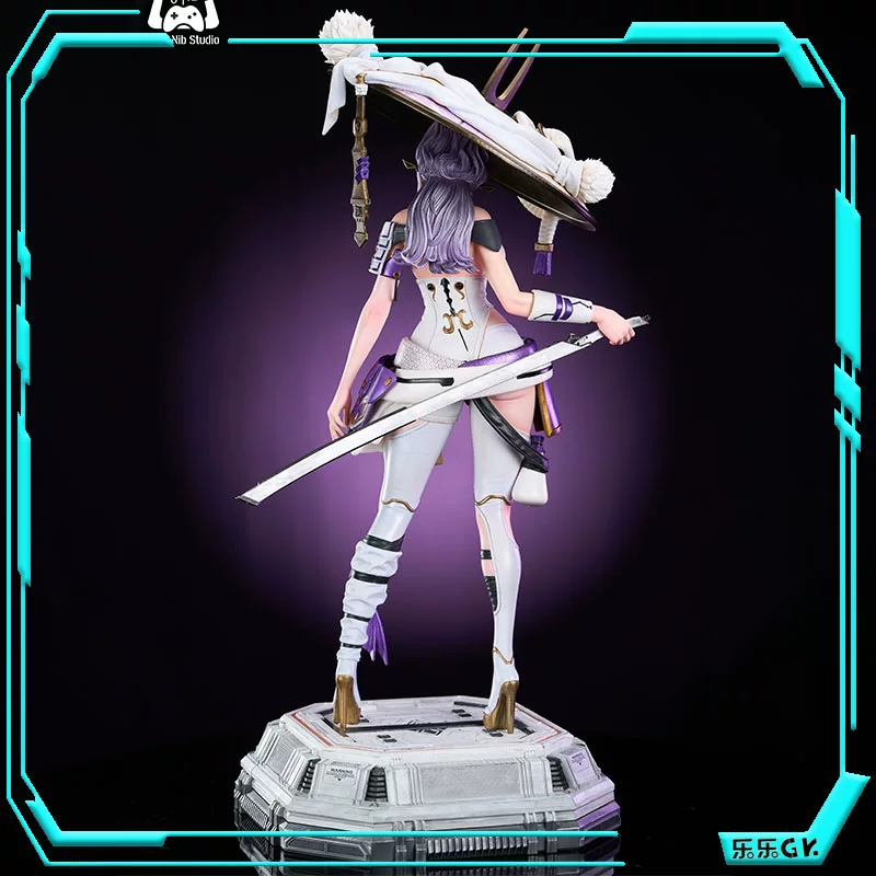 Lele gk [Залог] Bijianer Studio Sword Star Sword Princess Red Lotus Figure Statue GK Ornament
