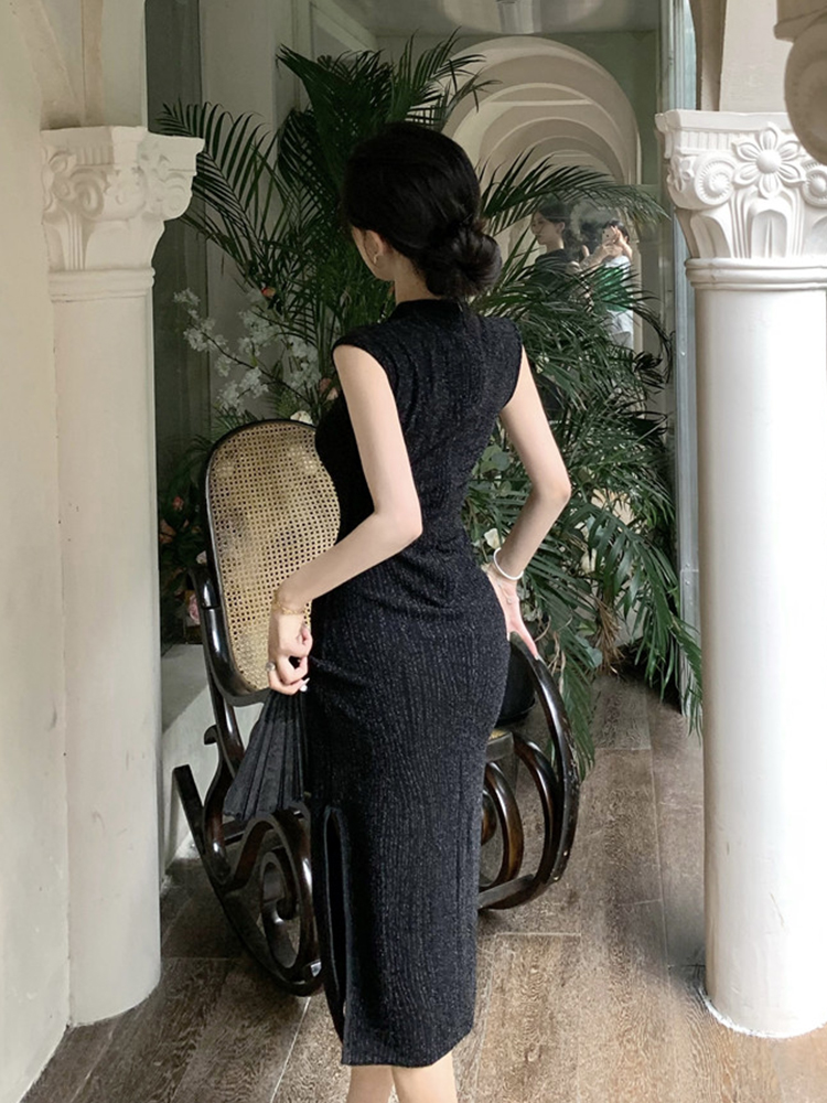 Lightweight summer cheongsam, dress, Chinese style, light style Lightweight summer cheongsam, dress, Chinese style, light style