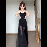 Черное сексуальное платье, подарок на день рождения