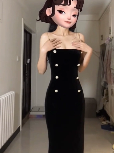 Элегантное элитное платье, черная бархатная юбка, подарок на день рождения, изысканный стиль