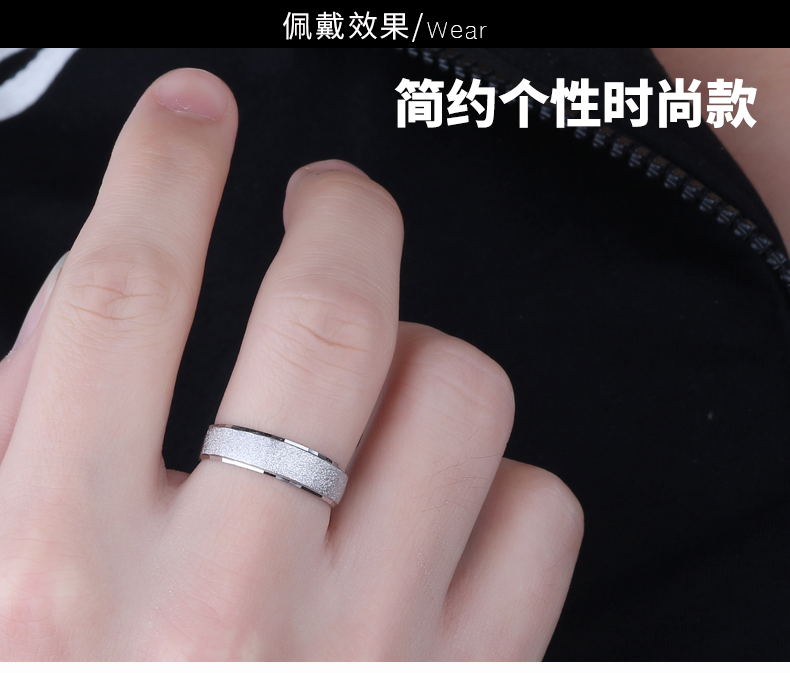 [Gửi giấy chứng nhận] 999 tinh khiết bạc sterling silver ring nam mở vòng sinh viên cá tính duy nhất triều đuôi vòng nữ