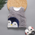 Áo sơ sinh mùa thu đông 0-1 tuổi cotton dày ấm áp vest bé vest 3-6 tháng vest áo gile denim bé gái Áo ghi lê
