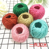 Modern hipster hemp rope photo wall clip color wood hanging clip photo clip Wall diy decoration