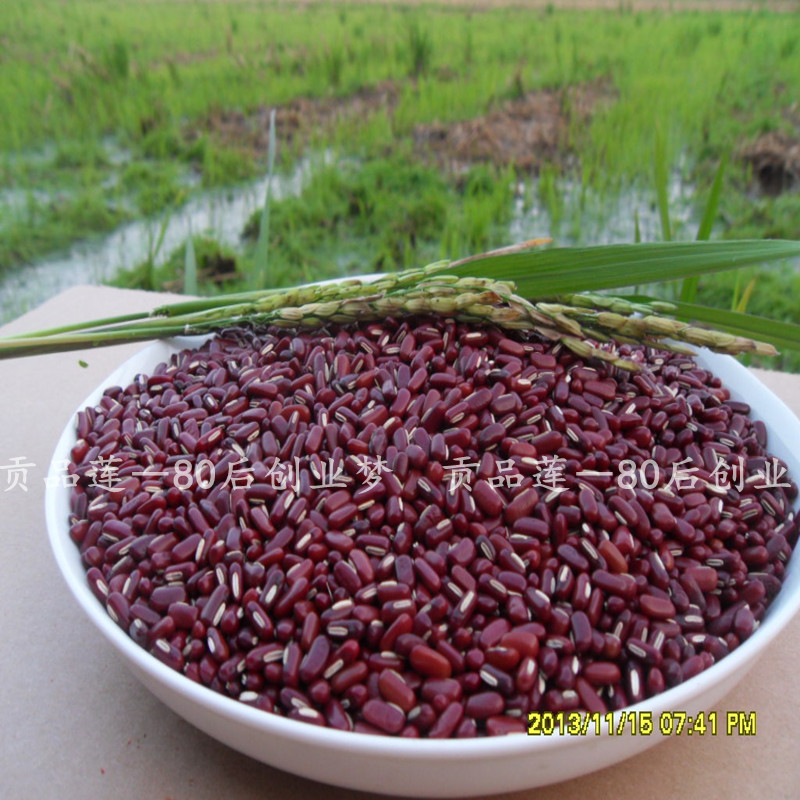 Promotional group purchase of farmhouse freshly planted selected red bean powder glutinous 250g 2 pieces