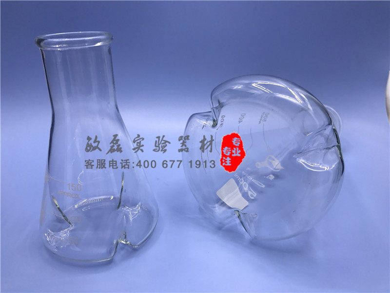 50/100/250/500/1000ml 2L具挡板三角烧瓶 摇菌瓶 三凹三刺四刺凹