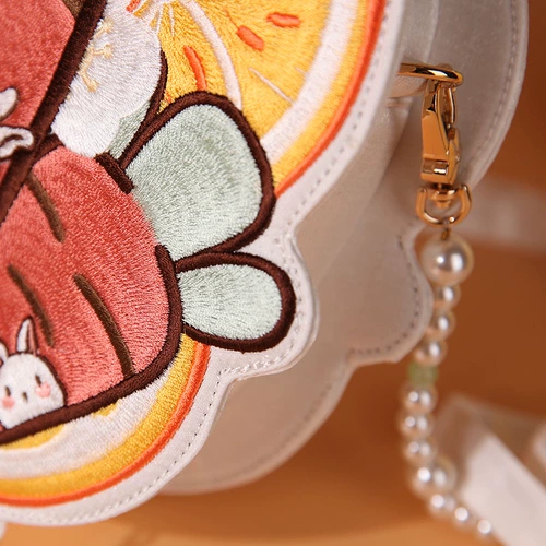 彩云印记 Ретро морковная трехмерная милая сумка через плечо, барсетка, стиль Лолита