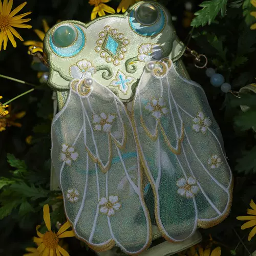 Caiyun Mark [Лето Нинчан] 2025 Весенние сумки Hanfu в китайском стиле Lady Cheongsam Симпатичная сумка для мобильного телефона