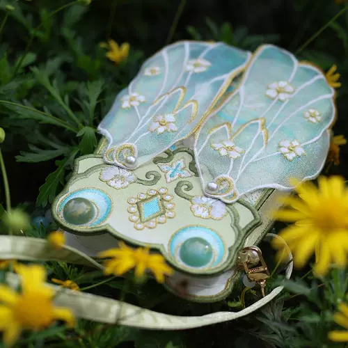 Caiyun Mark [Лето Нинчан] 2025 Весенние сумки Hanfu в китайском стиле Lady Cheongsam Симпатичная сумка для мобильного телефона