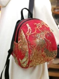Феникс, блестки для ногтей, рюкзак для отдыха, нейлоновая сумка через плечо, китайский стиль, с вышивкой