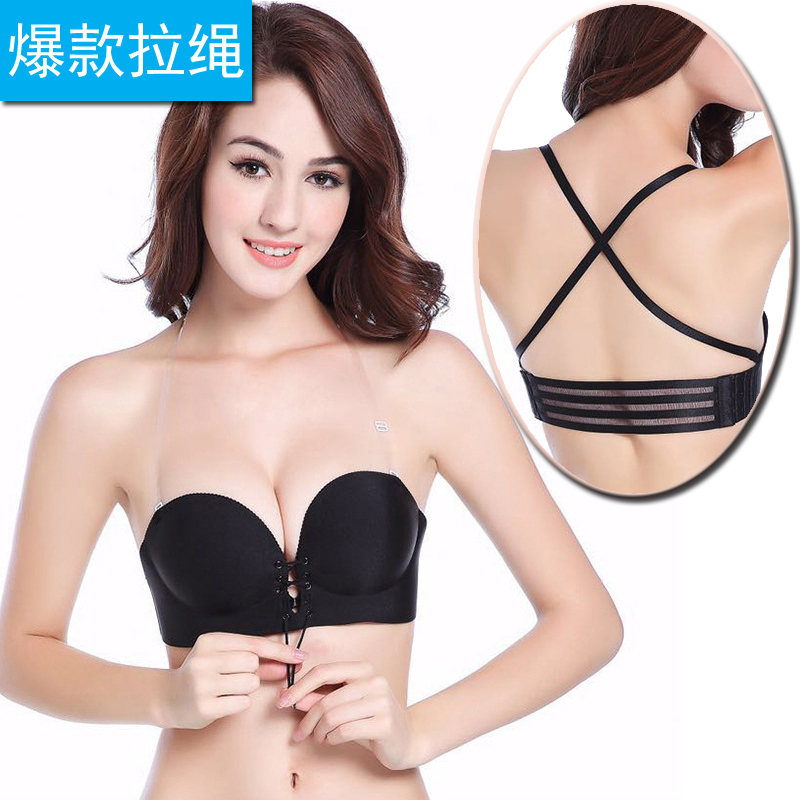 Ngực mạnh mẽ trên vẻ đẹp gợi cảm trở lại tập hợp áo ngực áo cưới tiệc cưới vô hình thu thập áo ngực áo nâng ngực