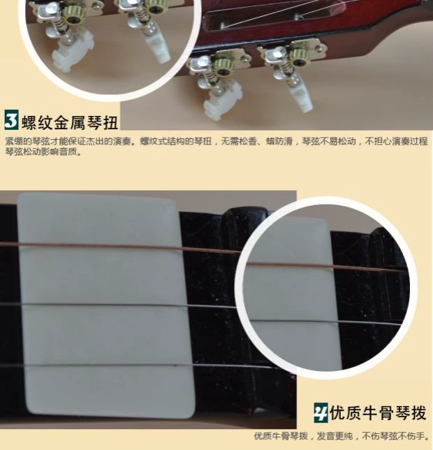 Nhạc cụ Qinqin da trăn hình cây đàn guitar da ba dây Qinqin Quảng Đông shamisen nhạc đệm tiếng Quảng Đông của nhạc cụ cao tuổi - Nhạc cụ dân tộc sáo dọc