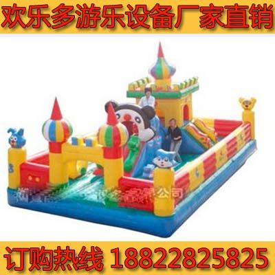 Spot to make new children inflatable castle Trampoline Trampoline Jumping Bed Naughty Castle Large Outdoor Inflatable Park