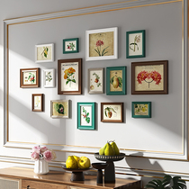  European-style photo frame wall-mounted punch-free combination living room bedroom image frame American album photo frame Picture frame Photo frame