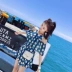 Yi Meishan áo tắm nữ Xiêm gợi cảm Hàn Quốc nhỏ nước hoa bảo thủ ngực nhỏ tụ tập để che bụng áo tắm thịt giảm béo - Bộ đồ bơi One Piece