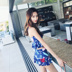 Áo tắm nữ xẻ hai mảnh ngực nhỏ tập hợp học sinh bảo thủ nhỏ mùa xuân tươi mát bên bờ biển kỳ nghỉ - Bộ đồ bơi hai mảnh 	đồ bơi 2 mảnh short Bộ đồ bơi hai mảnh