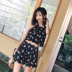 Yi Meishan áo tắm nữ bảo thủ Hàn Quốc suối nước nóng nhỏ kiểu váy mỏng che bụng nhỏ ngực tập hợp váy bơi màu đen - Bộ đồ bơi hai mảnh 	bộ áo tắm 2 mảnh Bộ đồ bơi hai mảnh