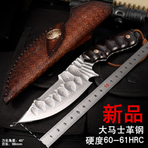 Wilderness Courtson Outdoor Small Straight Knife High Hardness Courtforge of Damascus Steel Knife Pattern Steel Collection Gift Knife