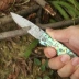 Damascus thép dao phôi ngoài trời với dao cắt nhỏ dao tự vệ quân sự dao cao độ cứng gấp dao - Công cụ Knift / công cụ đa mục đích