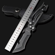 Outdoor high hardness knife self-defense military knife long car car wilderness survival knife blade sharp portable equipment