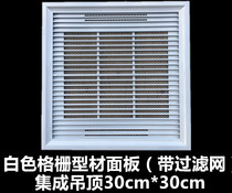 Integrated ceiling air conditioning filter Outlet Air inlet Aluminum alloy mask panel 30mm*30mm accessories