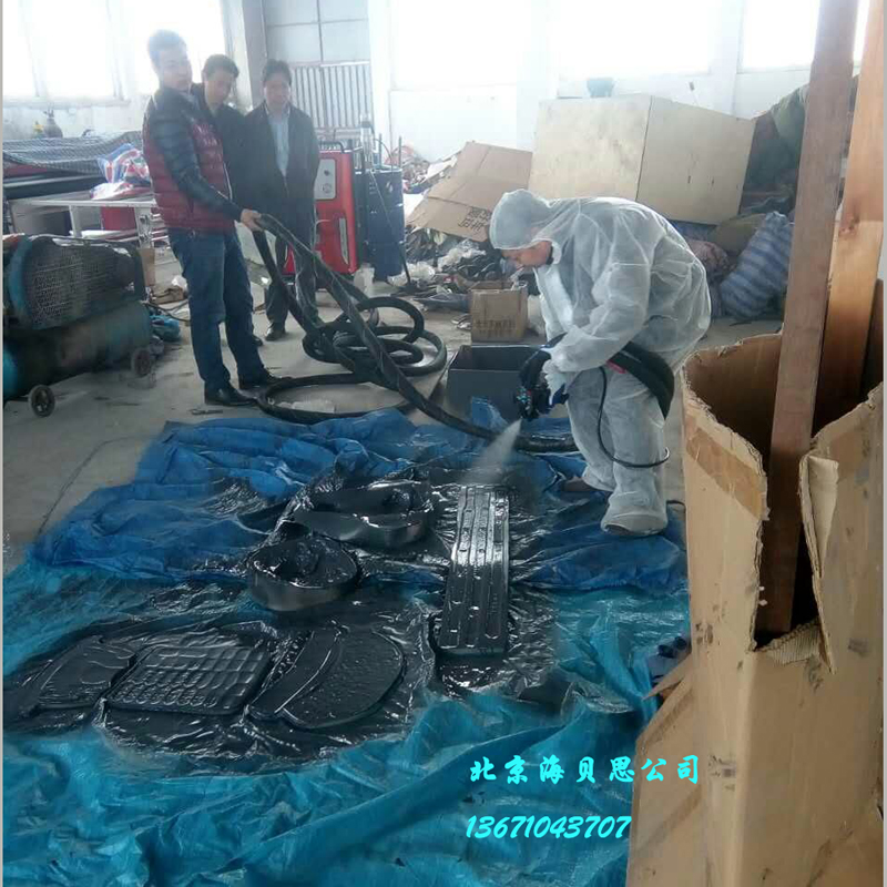 Polyurea spraying material Film and television props helmet armor benzene plate spraying Foam protection Polyurea pu spraying construction