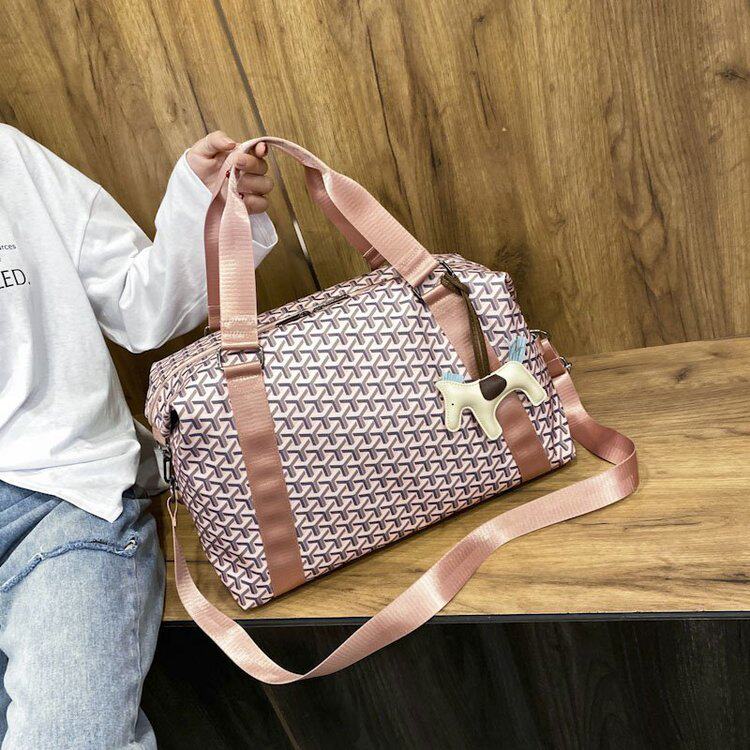 Waterproof Oxford Spinning Large Capacity Short Travel Bag Ladies Fitness Bag Men Business Trip Bag Check-in Bag