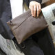 Cowhide Men's Clutch Bag, Stylish and Fashionable, Everyday Clutch Bag, Business Briefcase, Casual Underarm Bag, Retro Small Bag, Trendy