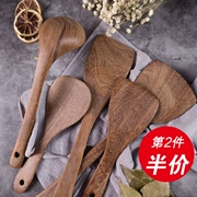Anbi thưởng thức muỗng bếp xẻng bếp đặt xẻng gỗ đầy đủ bộ thìa không dính hộ gia đình - Phòng bếp