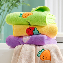 Towel bath towels Two sets more than pure cotton absorbent adult bathing Home Coral Suede Bath Towels Quick Dry not easy to fall off