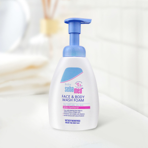 德国进口施巴儿童洁面泡沫洗面奶400ml