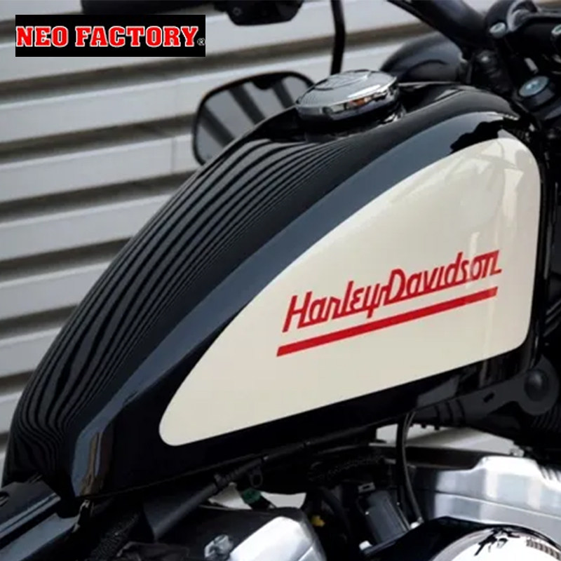 Japanese-style imported Harley X48 883 modified bobber style zero-style painted EFI 72 fuel tank with the same model spot