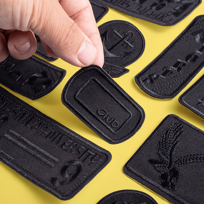 Self-stick seam black down duvespatch clothesrubbersmentsEmbroidery cloth patch cloth patch decoration
