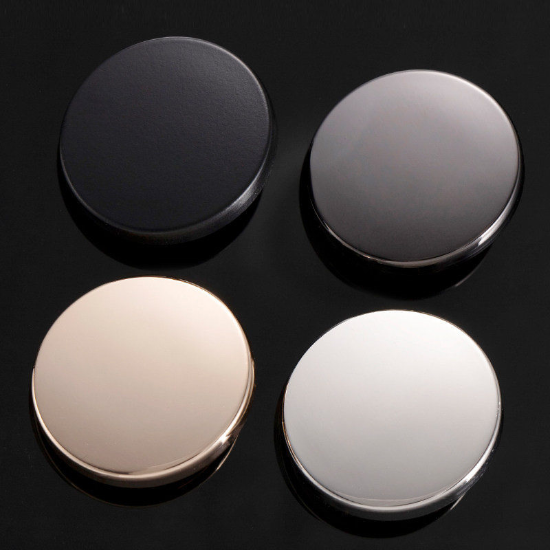 Metal flat Plane Buttons 100 hitch 100 lap blouse Women upscale big coat fur Big Round Clothes External Suit Pants Buttons