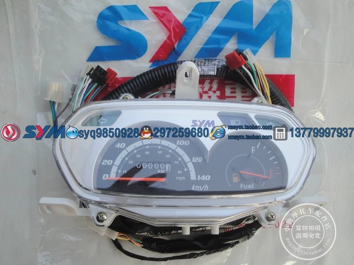 SYM Xia Xing Sanyang Đầu máy F1 XS125T-2C Bảng mã dụng cụ Bảng Kilomet hội - Power Meter đồng hồ xe dream