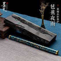 Mofan Personality Sandalwood Hollow incense Hollow incense burners incense boxes ebony wood incense burners household indoor incense burners
