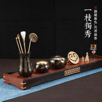 Ink Fan Path Suit Fragrant Seal Tool Sink Sandalwood Powder Beat Seal Tool Incense smoked incense stove Incense Burner GIFT CUSTOM MADE COURTESY of the Incense Burner