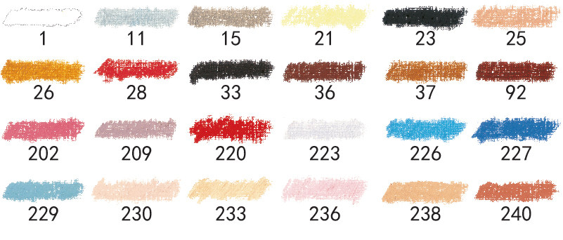 Масляная пастель 法国sennelier申内利尔油画棒24色珠光72人物风景静物油性粉彩笔