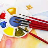 Акварель, художественные мелки, кисть для письма для школьников, гуашь, мел, Южная Корея, ручная роспись