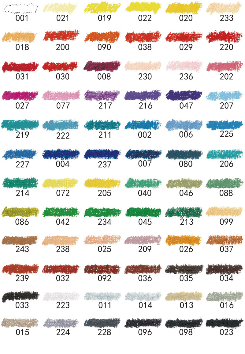 Масляная пастель 法国sennelier申内利尔油画棒24色珠光72人物风景静物油性粉彩笔