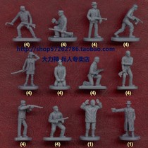 Caesar Caesar World War II 1:72 Soldiers Model H006 Underground Group Agents Spy Guerrilla Civilians Captive