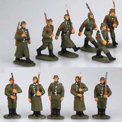 Caesar Caesar Caesar WWII 1:72 Soldier Model H081 Honor Guard has been colored finished 11-man set