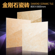 Foshan diamond floor tiles 800x800 living room full cast glaze marble floor tiles non-slip wall tiles vitrified tiles