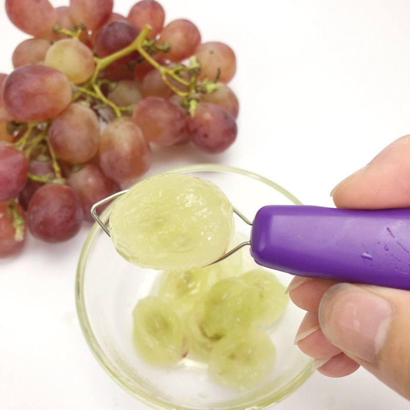 Grape pin peel peel peel skin artifacts extract meat digger fruit baby food separator