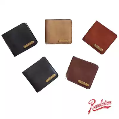 China's general generation of Japanese Vasco craftsmen Italian leather wallet card bag short men and women