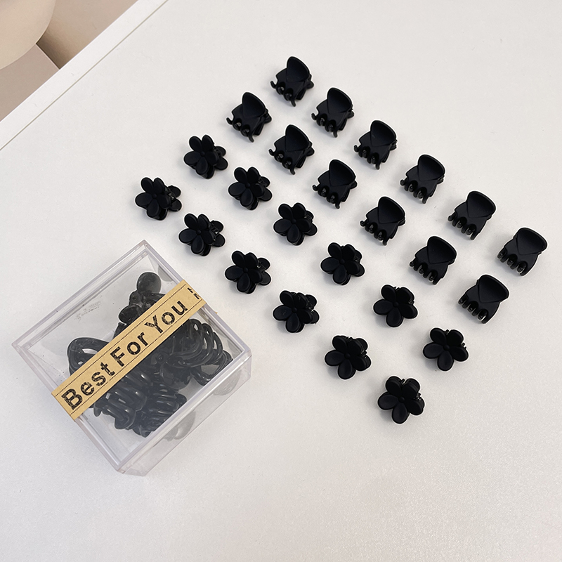 images 18:Mini black small scratch clip trumpet forehead Liu Haijia headdress summer broken card side hairpin card